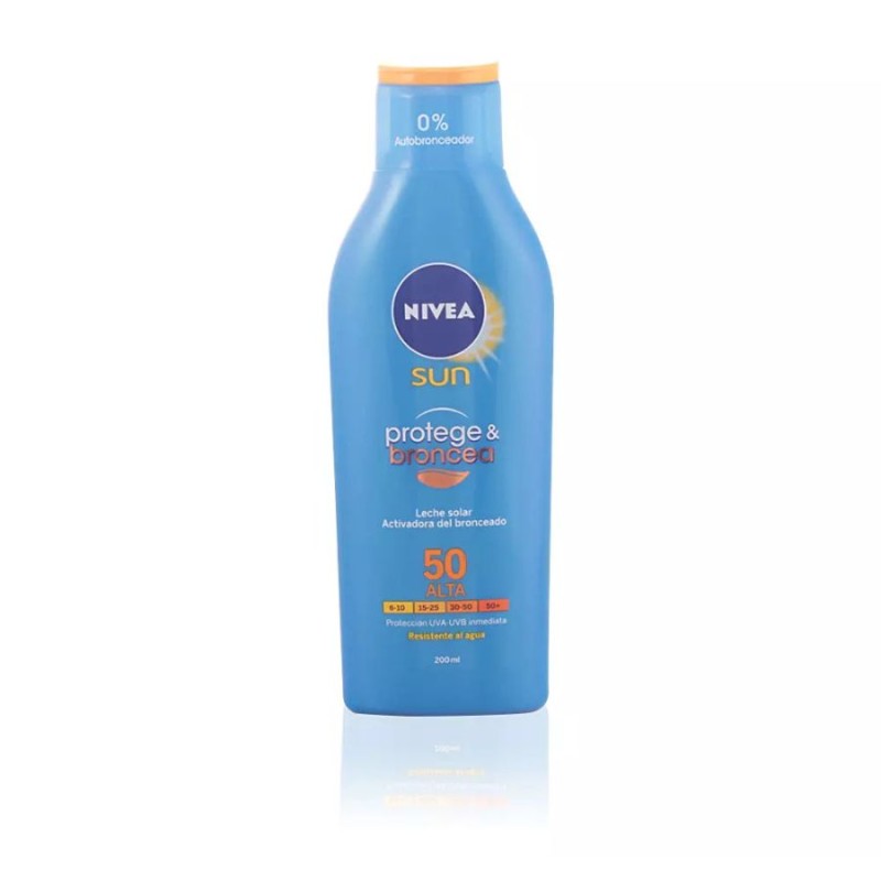 Nivea Sun Protege & Broncea Leche SPF50 200 ml