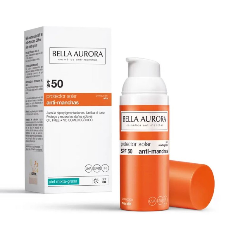 Bella Aurora Solar Gel Anti-manchas Mixta/Grasa SPF50 50 ml