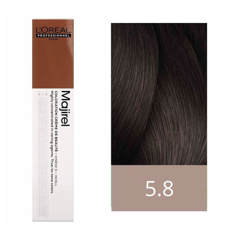 L'Oréal Tinte Majirel 5.8 Castaño Claro Moka 50 ml