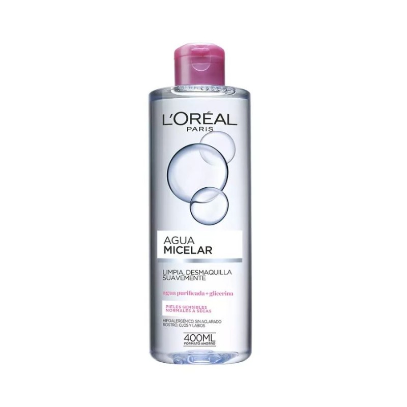 L'Oréal Agua Micelar Suave Pieles Sensibles 400 ml