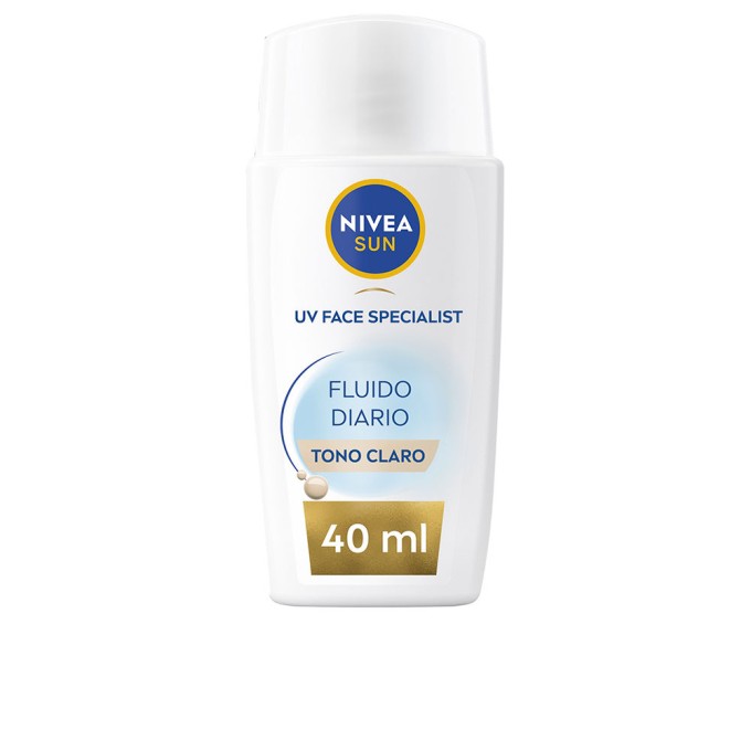 SUN FLUIDO DIARIO proteccion facial SPF50 tono claro 40 ml