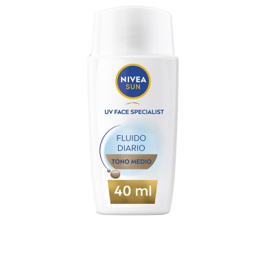 SUN FLUIDO DIARIO proteccion facial SPF50 tono medio 40 ml