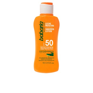 Leche Protectora Solar con Aloe Vera SPF50 100ml
