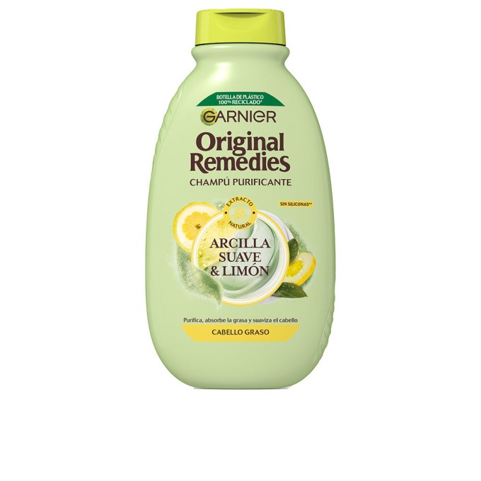 ORIGINAL REMEDIES champú arcilla suave y limón 400 ml