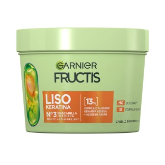 FRUCTIS Nº3 mascarilla liso keratina 370 ml
