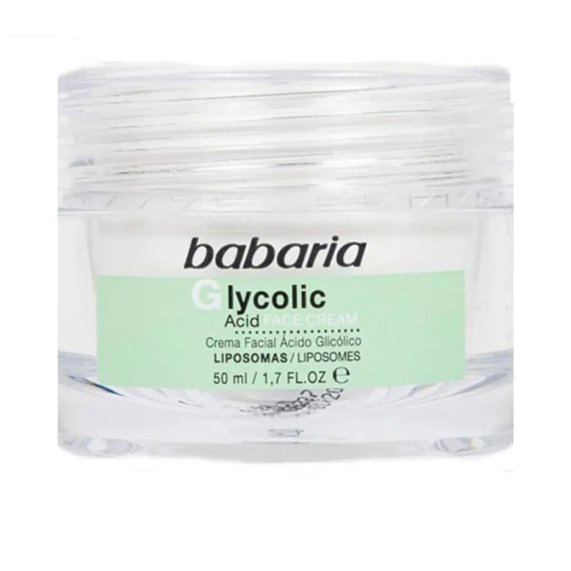 Babaria Glycolic Acid Crema Facial Renovación Celular 50 ml