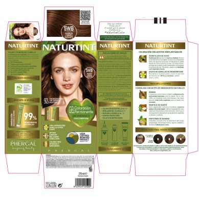 NATURTINT tinte sin amoniaco 5Wb Marron Cobrizo Radiante 170 ml